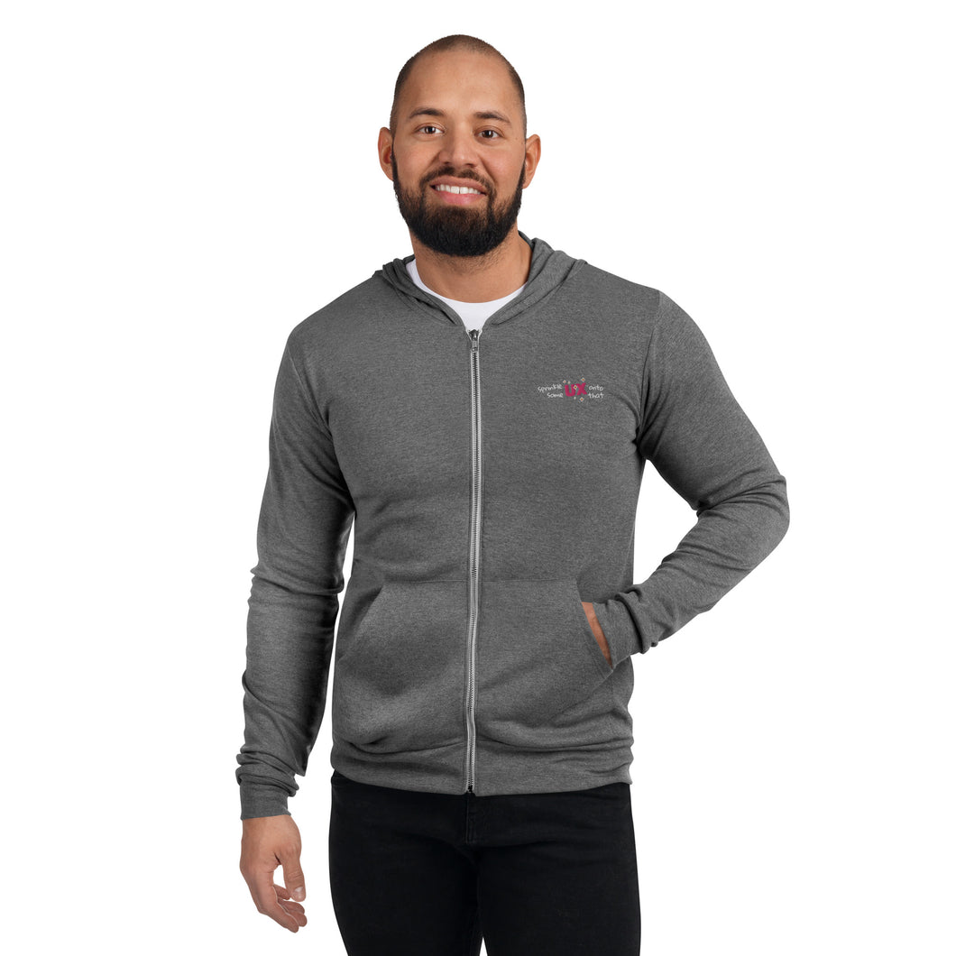 UX Sprinkles Unisex Zip Hoodie